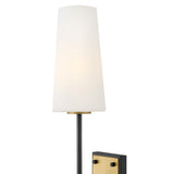 Saunders Sconce - Medium Single Light, Black, by Hinkley