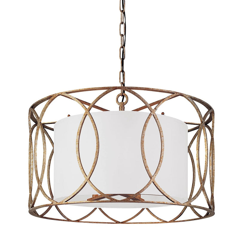 Sausalito Chandelier - Silver Gold by Troy Lighting