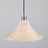 Savannah Rattan Pendant - Antique Silver
