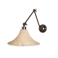 Savannah Rattan Wall Light