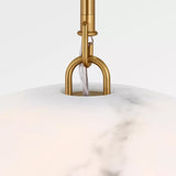Savina Pendant Medium Burnished Brass Visual Comfort Studio - Detailed View1