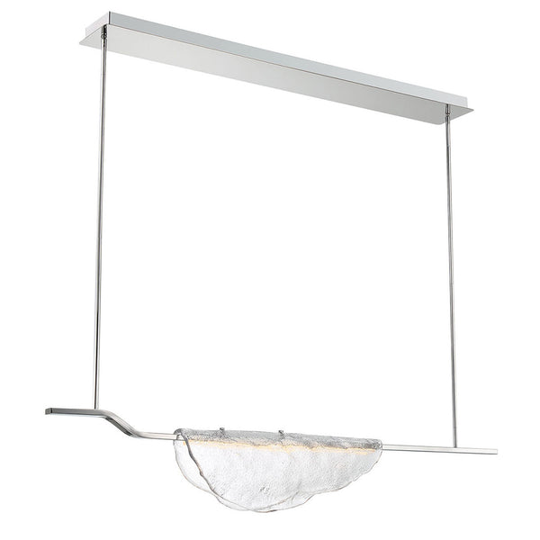 Savona Linear Chandelier Clear By Lib And Co Side View