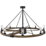 Sawyer 52” LED Smart Fandelier Matte  Black By Hinkley 