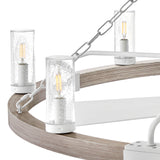 Sawyer 52” LED Smart Fandelier Matte  White By Hinkley - Side View5