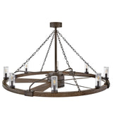 Sawyer 52” LED Smart Fandelier Matte Bronze By Hinkley - Side View1