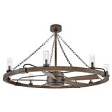 Sawyer 52” LED Smart Fandelier Matte Bronze By Hinkley - Side View2