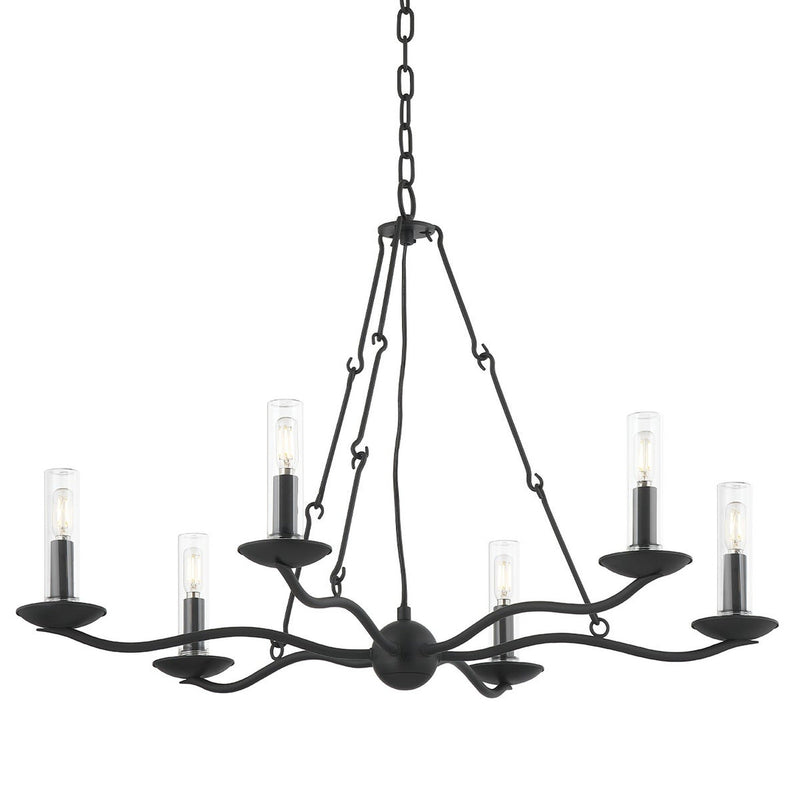 Sawyer Exterior Chandelier by Troy Lighting