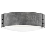 Sawyer Flush Mount Aged Zinc By Hinkley 