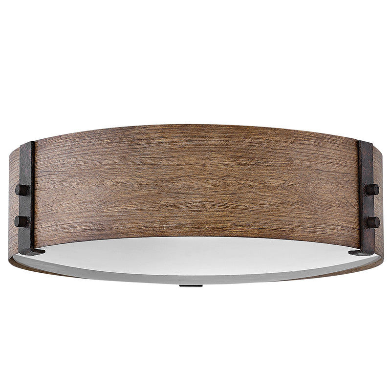 Sawyer Flush Mount Sequoia By Hinkley