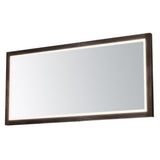 Sawyer LED Mirror by ET2 - 68 x 32 Walnut
