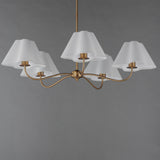 Saxon Chandelier Natural Aged Brass by Maxim Lighting