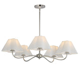 Saxon Chandelier Polished Nickel by Maxim Lighting