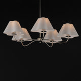 Saxon Chandelier Polished Nickel by Maxim Lighting