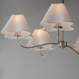 Saxon Chandelier Polished Nickel by Maxim Lighting