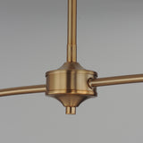 Saxon Linear Suspension Natural Aged Brass by Maxim Lighting