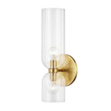 Sayville Wall Sconce - Aged Brass by Hudson Valley