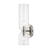 Sayville Wall Sconce - Polished Nickel by Hudson Valley