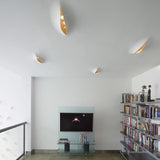 Schlitz Up Recessed Ceiling Light by Ingo Maurer - Lifestyle View 1