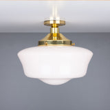 Schoolhouse Ceiling Light - Polished Brass