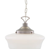 Schoolhouse Pendant - Antique Silver