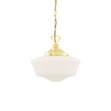 Schoolhouse Pendant - Polished Brass