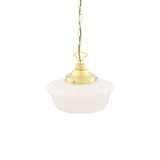 Schoolhouse Pendant - Polished Brass