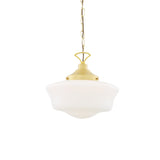 Schoolhouse Pendant - Satin Brass
