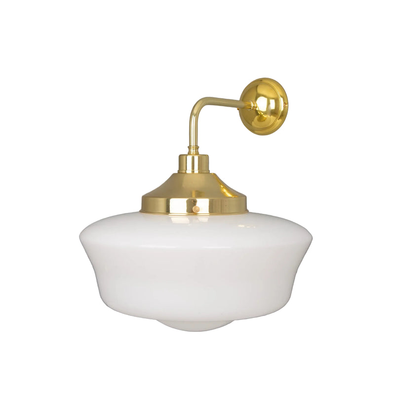 Schoolhouse Wall Light - Polished Brass