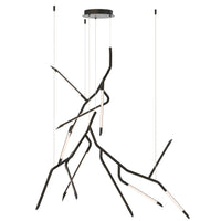Scion 3-Light LED Pendant by ET2 - 53 Inch, Black