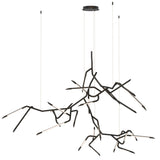 Scion 3-Light LED Pendant by ET2 - 80 Inch, Black