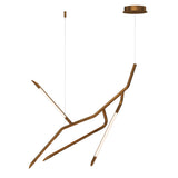 Scion LED Wall Sconce by ET2 - 27 Inch Weathered Brass