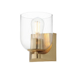 Scoop Bath Vanity Light Natural Aged Brass by Maxim Lighting