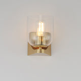 Scoop Bath Vanity Light Natural Aged Brass by Maxim Lighting