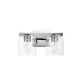 Scoop Bath Vanity Light Polished Chrome by Maxim Lighting