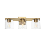 Scoop Bath Vanity Light Natural Aged Brass by Maxim Lighting