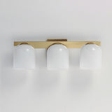 Scoop Bath Vanity Light Natural Aged Brass by Maxim Lighting
