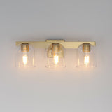 Scoop Bath Vanity Light Natural Aged Brass by Maxim Lighting