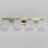 Scoop Bath Vanity Light Natural Aged Brass by Maxim Lighting