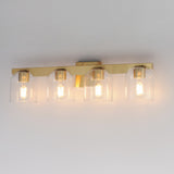 Scoop Bath Vanity Light Natural Aged Brass by Maxim Lighting