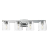 Scoop Bath Vanity Light Polished Chrome by Maxim Lighting