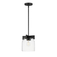 Scoop Flush Mount Pendant Black by Maxim Lighting