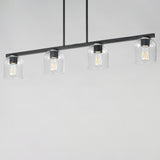 Scoop Linear Suspension Black by Maxim Lighting