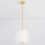 Scranton Pendant Light Small Aged Brass By Hudson Valley - With Light
