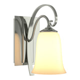Scroll Wall Sconce in Sterling by Hubbardton Forge