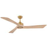 Sculpt 60” LED Smart Fan Hertiage Brass By Hinkley - Side View1