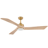 Sculpt 60” LED Smart Fan Hertiage Brass By Hinkley - Side View2