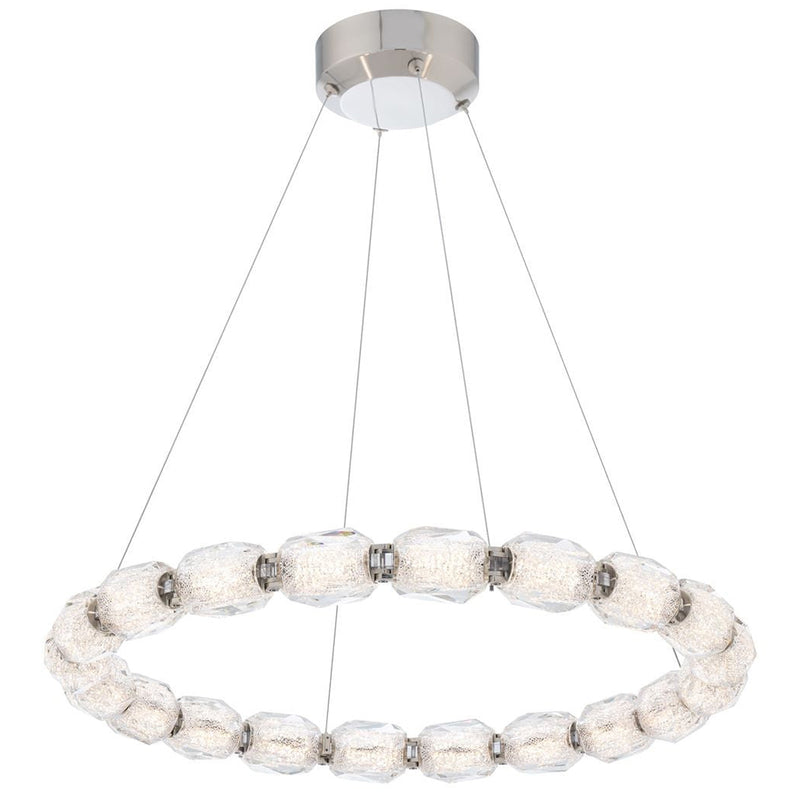 Seduction Chandelier Small Polished Nickel By Schonbek Forever