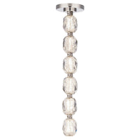 Seduction Vertical Suspension 24 Inch Polished Nickel By Schonbek Forever