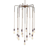 Sela Chandelier - Antique Brass