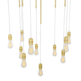 Sela Chandelier - Polished Brass
